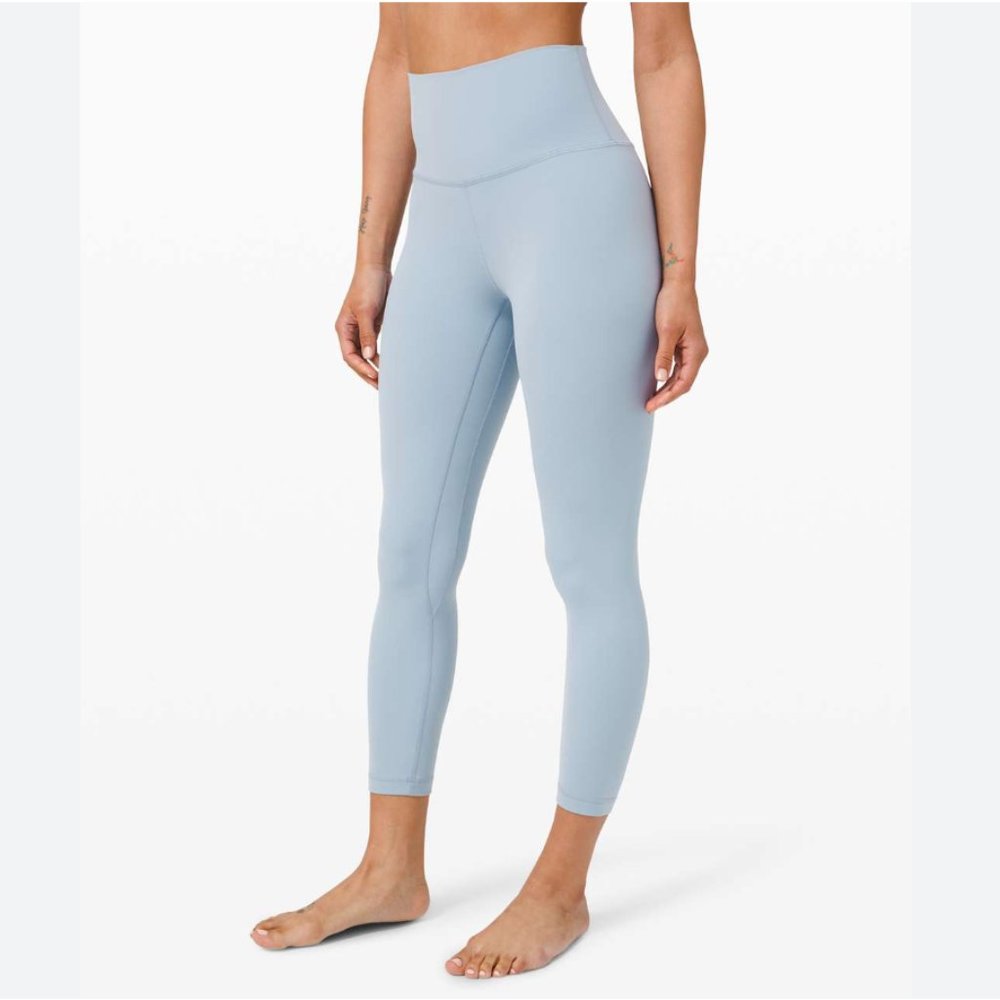 Lululemon Align Crop 23" Light Blue Chambray